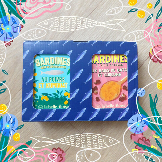 Coffret 90 ans Conserverie la belle iloise quiberon