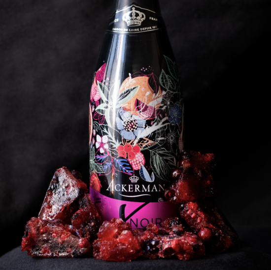 Rosé mousseux X Noir photographie artistique culinaire